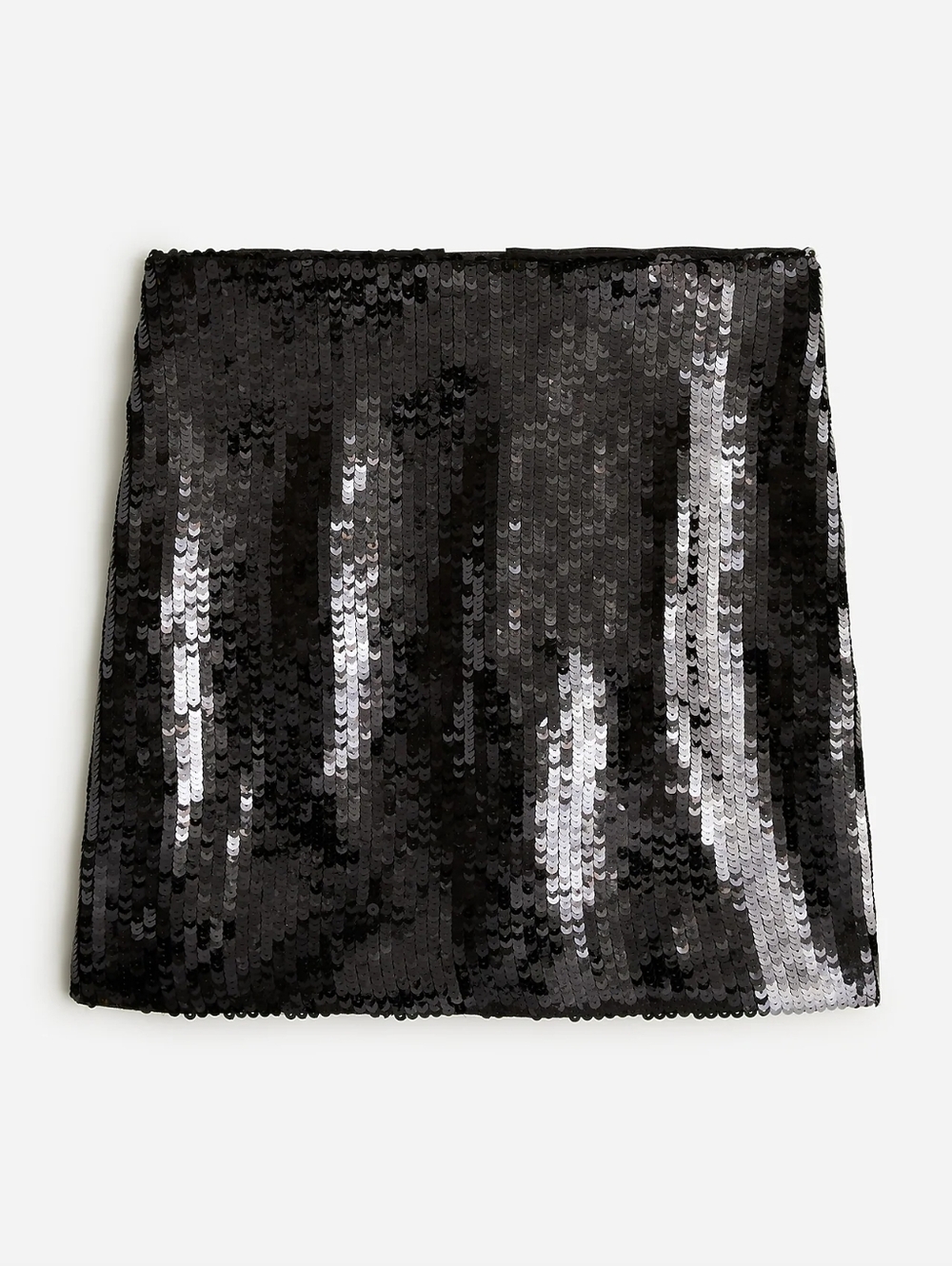 J. Crew Sequin mini skirt, Size  22, Black NEW WITH TAGS